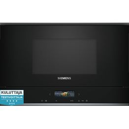 Mikroaaltouuni Siemens iQ700 BF722L1B1 60cm musta integroitava