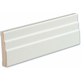 Peitelista/jalkalista Siparila Vana 15x70x3600 mm puhtaanvalkoinen 5 kpl/pak