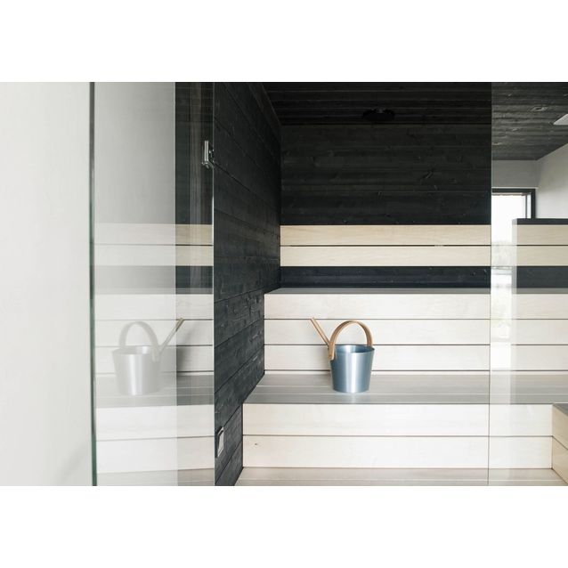 Sisustus-/saunapaneeli Struktuuri STS 15x176x2350 mm musta