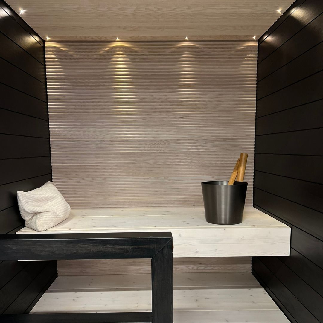 Sisustus-/saunapaneeli  Siparila Haapa STS, 15x120x2700 mm, kuultava musta lisäkuva