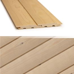 Sisustuspaneeli Siparila Usva, 15x95x2050mm, OM, mänty, petsattu ja lakattu, kuultava hiekka