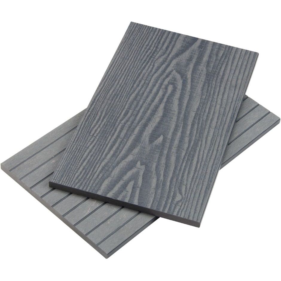 Reunalauta Cent 3D 10x180x2900mm puukomposiitti harmaa