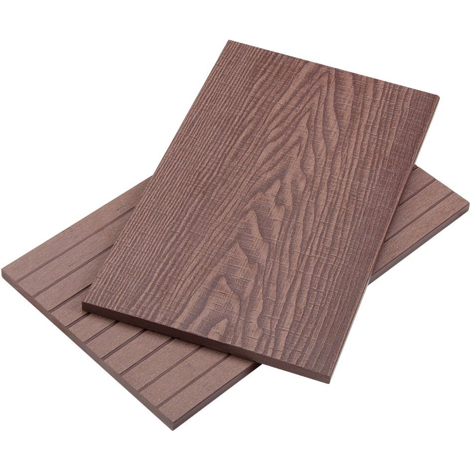 Reunalauta Cent 3D 10x180x2900mm puukomposiitti ruskea