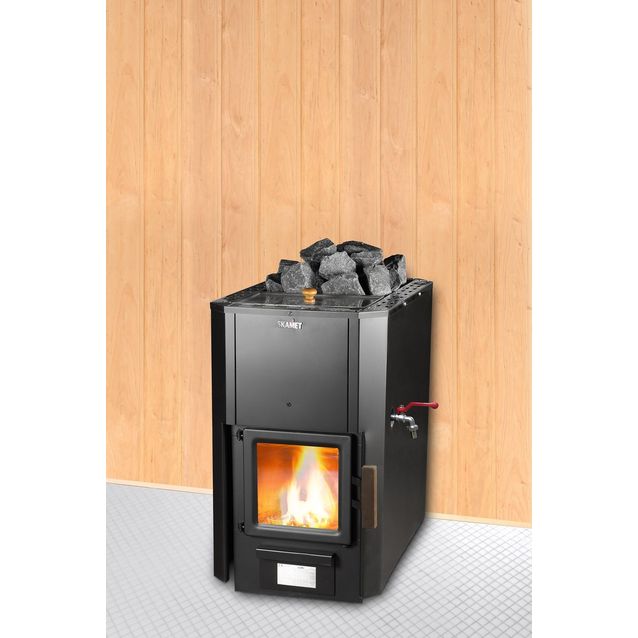 Puukiuas Skamet P-12025 RVGL, 16-25m³, vesisäiliö oikealla