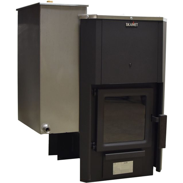 Puukiuas Skamet P-12040 VRVGL, 16-25m³, vesisäiliö vasemmalla