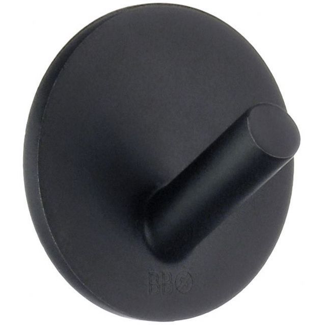 Koukku mini Beslagsboden Design tarrakiinnitteinen 4 kpl mattamusta rst