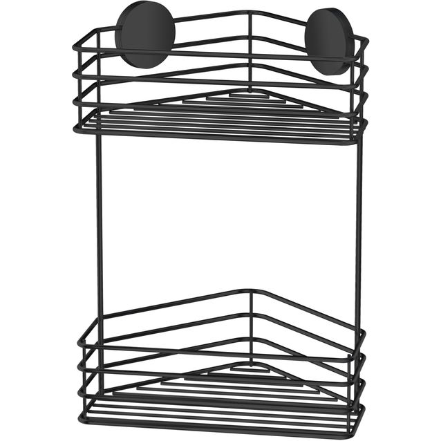 Kaksoiskulmakori Beslagsboden BB1203 tarrakiinnitys mattamusta rst