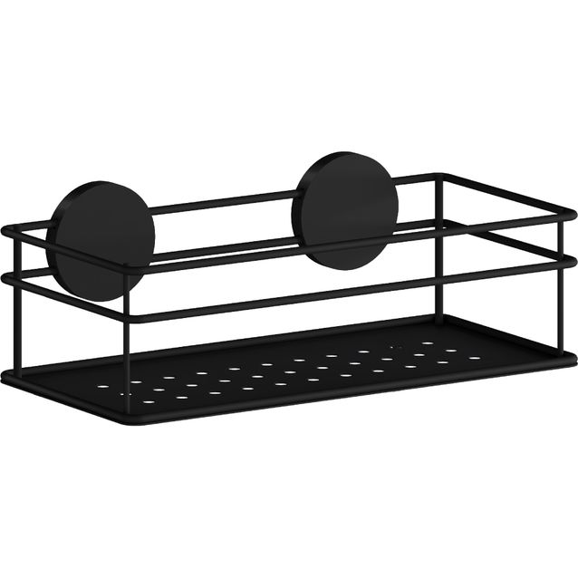 Suihkukori Beslagsboden BB1300, tarrakiinnitys, musta ruostumaton teräs