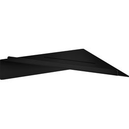 Kulmahylly Smedbo Sideline DB4111, 210x210 mm, tarrakiinnitys, mattamusta