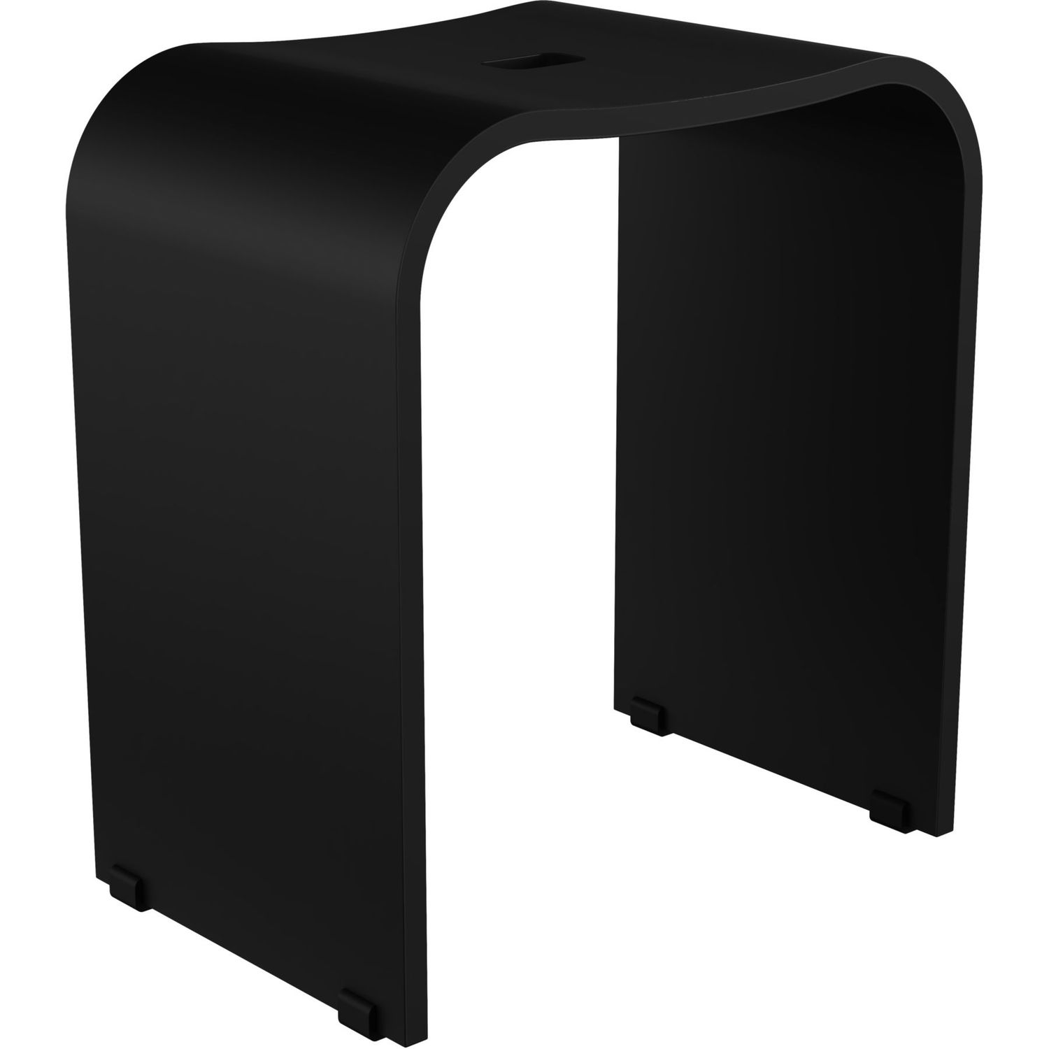 Suihkutuoli Smedbo Living FB407, mattamusta