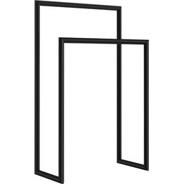 Pyyhetanko Smedbo Outline FB614, kaksitasoinen, vapaasti seisova, mattamusta