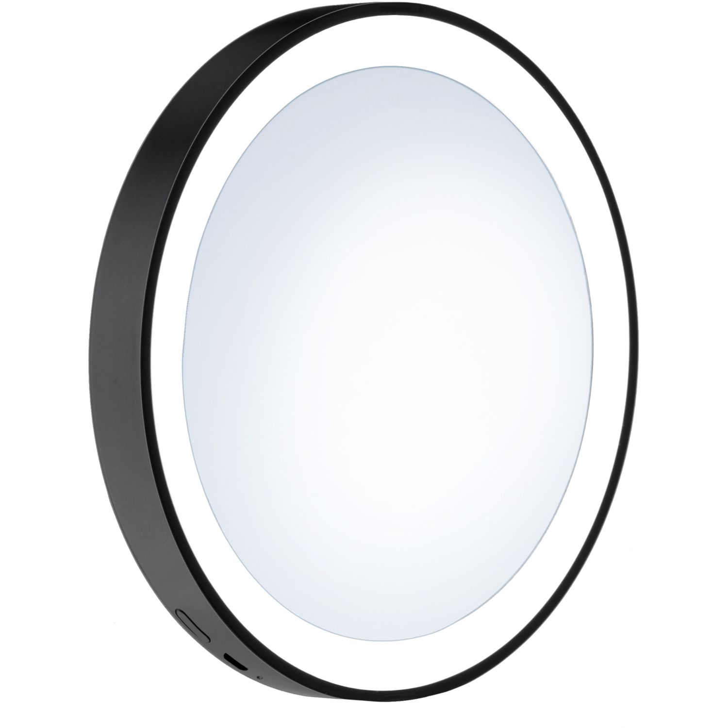 Meikkipeili LED-valolla Smedbo Outline akkukäyttöinen mattamusta