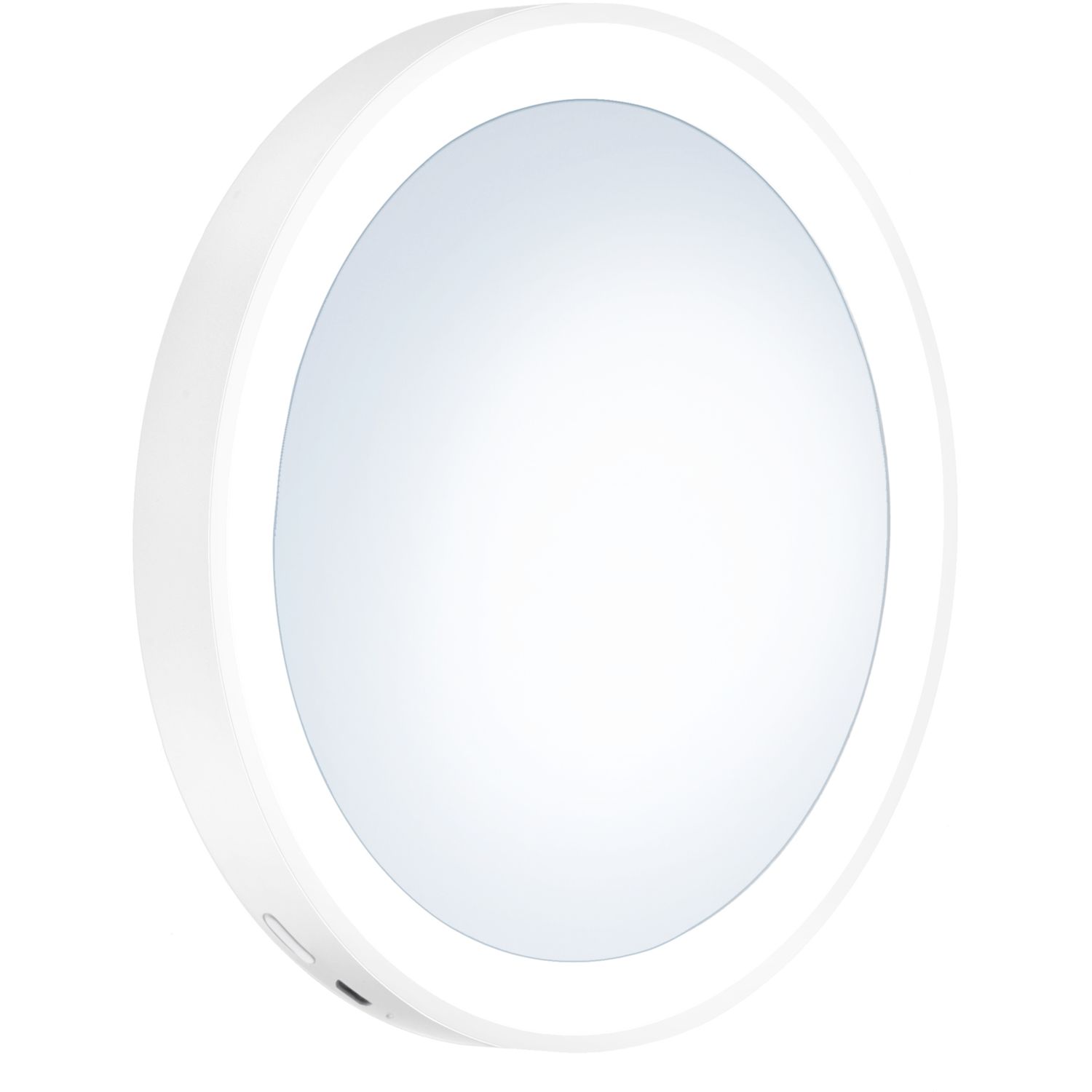 Meikkipeili LED-valolla Smedbo Outline akkukäyttöinen mattavalkoinen