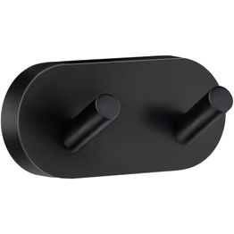 Kaksoiskoukku Smedbo Home HB356 mattamusta