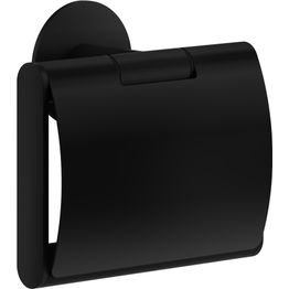 WC-paperiteline Smedbo Dot TB3414, kansi, tarrakiinnitys, mattamusta