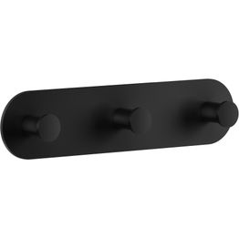 Kolmoiskoukku Smedbo Dot TB359, tarrakiinnitys, mattamusta