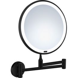 Meikkipeili LED-valolla Beslagsboden ZB626, akkukäyttöinen, mattamusta rst