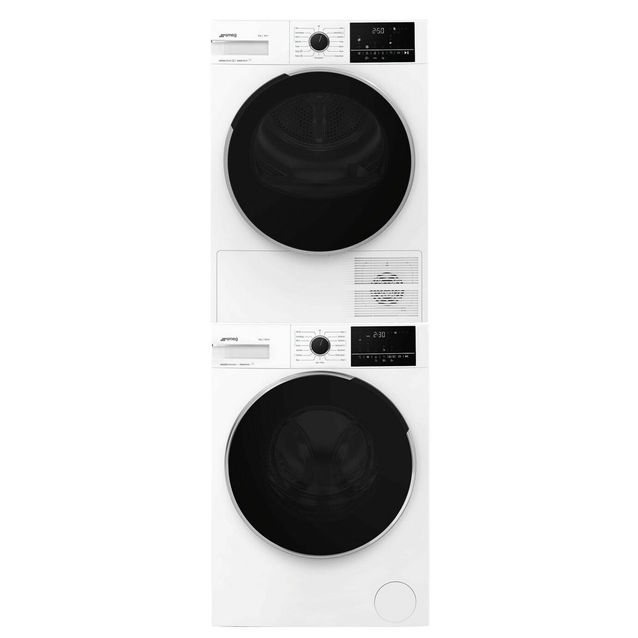 Pesutorni Smeg DNP82SEIN sekä WNP84SEAIN, 8kg, 1400rpm