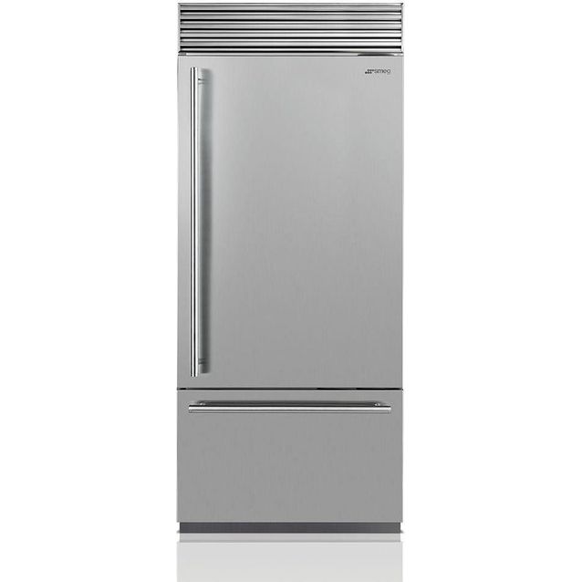 Jääkaappipakastin Smeg RF396RSIX 89cm teräs