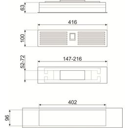 Suodatinritilä Smeg GRIDKDH12