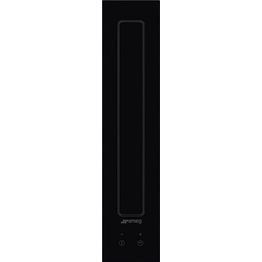 Liesituuletin työtasoon Smeg KDH12WLD 12cm musta