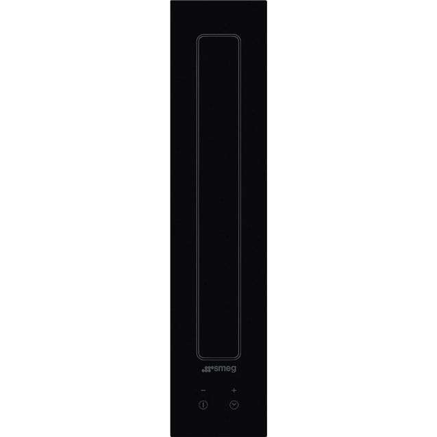 Liesituuletin työtasoon Smeg KDH12WLD 12cm musta