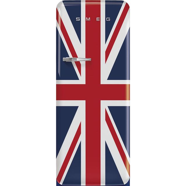 Jääkaappi pakastelokerolla Smeg Retro FAB28RDUJ5 Union Jack 60cm sininen