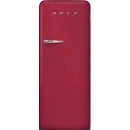 Jääkaappi pakastinlokerolla Smeg FAB28RDRB6, punainen
