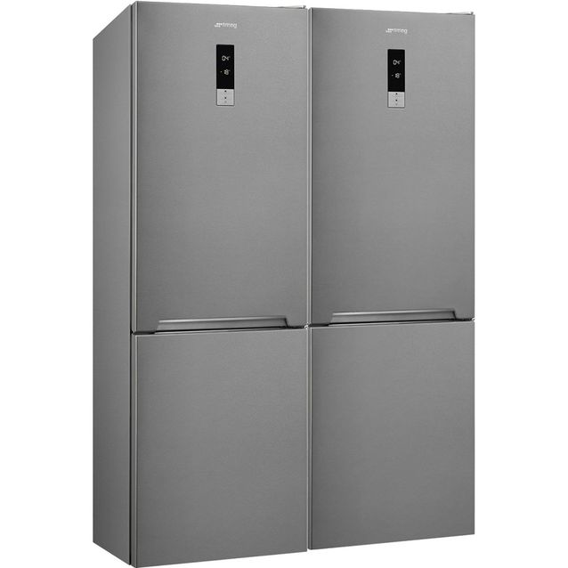 Jääkaappipakastin Smeg FC18EN4AX 186 cm, 2 kpl