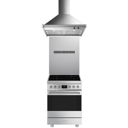 Keittiöpaketti Smeg - C6IMXM2 induktioliesi, roiskesuoja ja liesituuletin, 60 cm, rst
