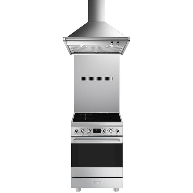 Keittiöpaketti Smeg - C6IMXM2 induktioliesi, roiskesuoja ja liesituuletin, 60 cm, rst