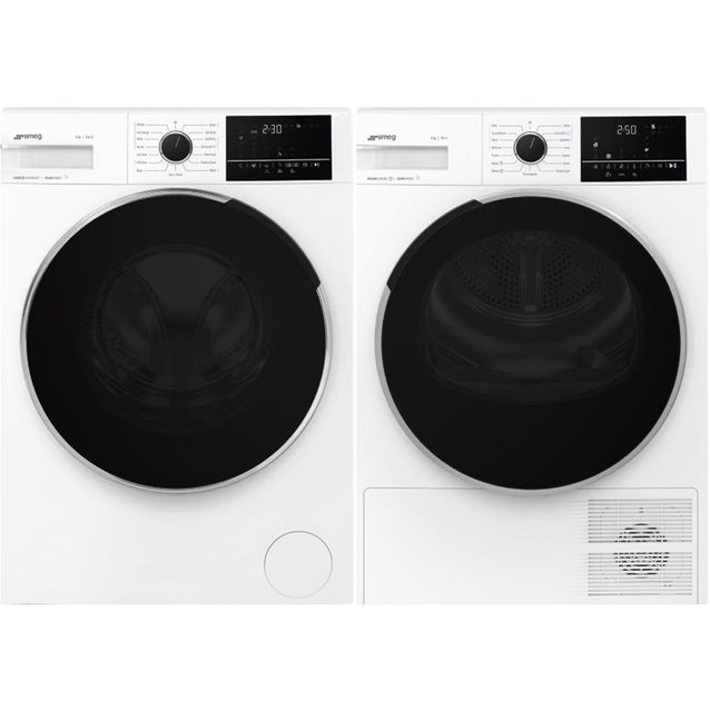 Pesukone ja kuivausrumpu Smeg - WNP84SEAIN1-DNP09SEBIN