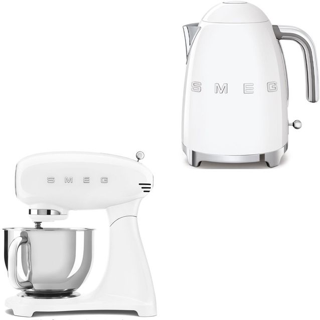 Tuotepaketti Smeg - SMF05CREU keittiökone, KLF03CREU vedenkeitin