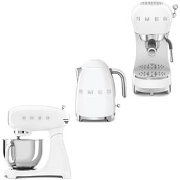 Tuotepaketti Smeg - keittiökone, vedenkeitin, espressokeitin