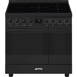 Induktioliesi Smeg C92IPN2, matta musta