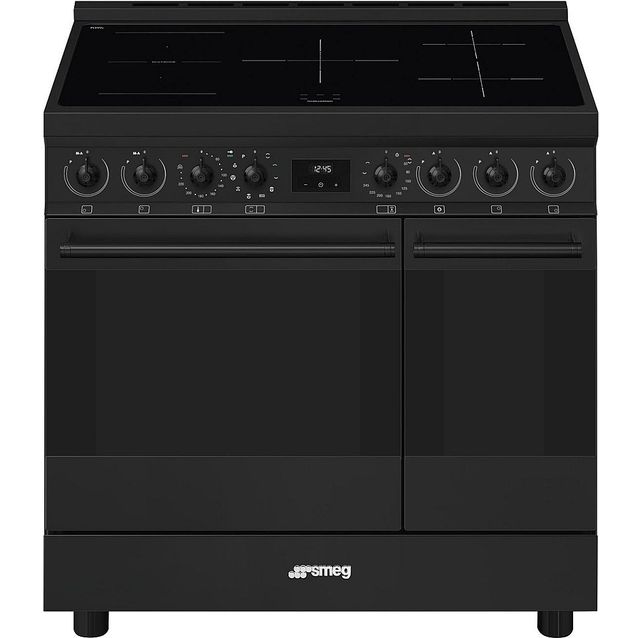 Induktioliesi Smeg C92IPN2, matta musta
