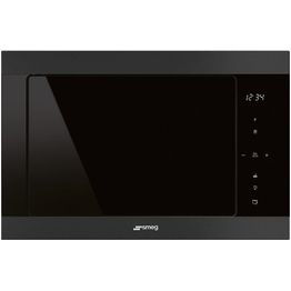 Mikroaaltouuni Smeg FMI325N integroitava, mattamusta