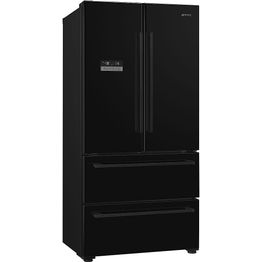 Jääkaappipakastin Smeg FQ55FNDE ranskalaisovinen, musta