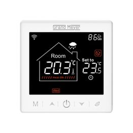 Yhdistelmätermostaatti Grand Meyer SN-10, 16 A, WiFi, valkoinen