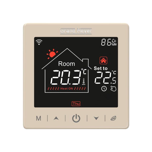 Yhdistelmätermostaatti Grand Meyer SN-15, 16 A, WiFi, beige