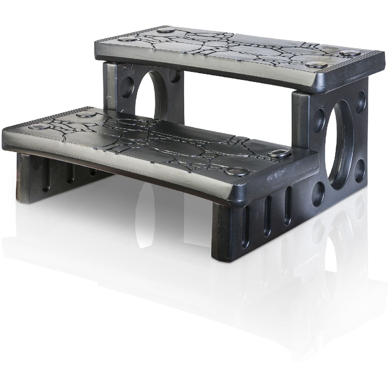 Uima-altaan portaat Gre by Swim & Fun, tummanharmaa