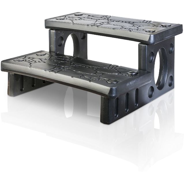 Uima-altaan portaat Gre by Swim & Fun, tummanharmaa