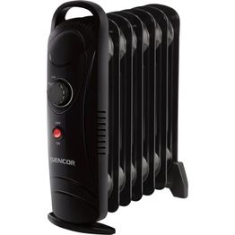 Öljytäytteinen sähköpatteri Sencor SOH2107BK, 700W, valkoinen