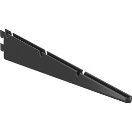 Hyllykannatin Sovella 890503 330 mm musta lyh. lankahyllylle