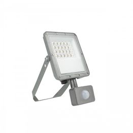 Valonheitin liiketunnistimella Spectrum Noctis Max CCT 20 W 2000 lm 3000/4000/6000 K IP44 217x131x53 mm, harmaa