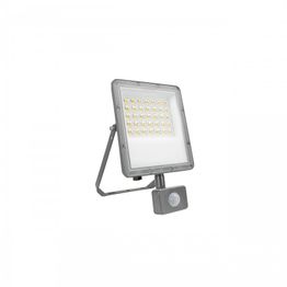 Valonheitin liiketunnistimella Spectrum Noctis Max CCT 30 W 3000 lm 3000/4000/6000 K IP44 245x150x53 mm, harmaa