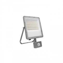 Valonheitin liiketunnistimella Spectrum Noctis Max CCT 50 W 5000 lm 3000/4000/6000 K IP44 265x171x53 mm, harmaa