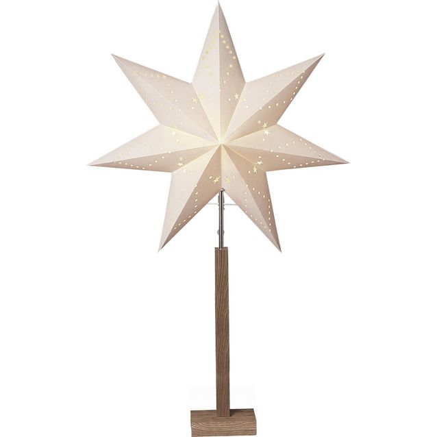 Pöytätähti Star Trading Karo, 100cm, ruskea/valkoinen