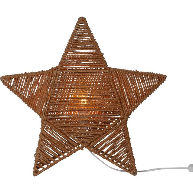 Pöytätähti Star Trading Rappe 43,5x43 cm ruskea