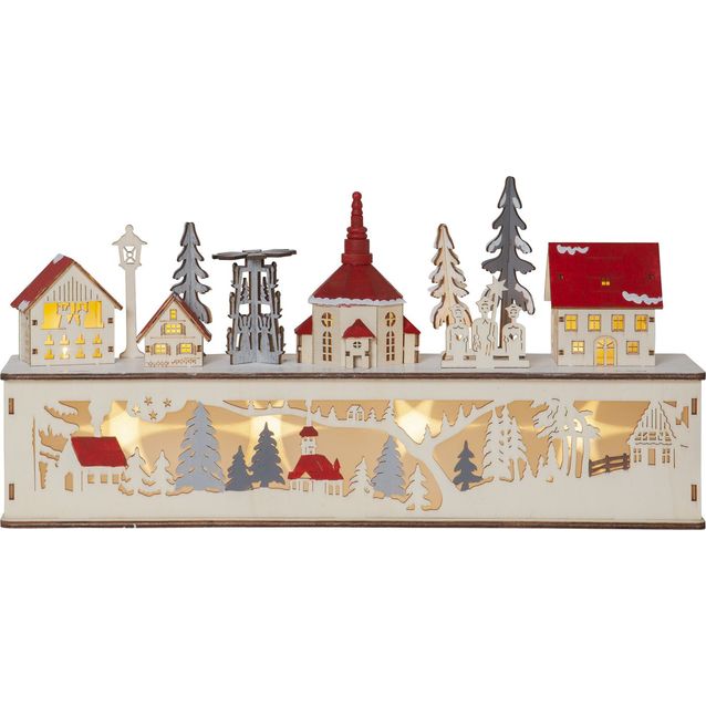 LED-pöytäkoriste Star Trading Rosenheim 45x22 cm